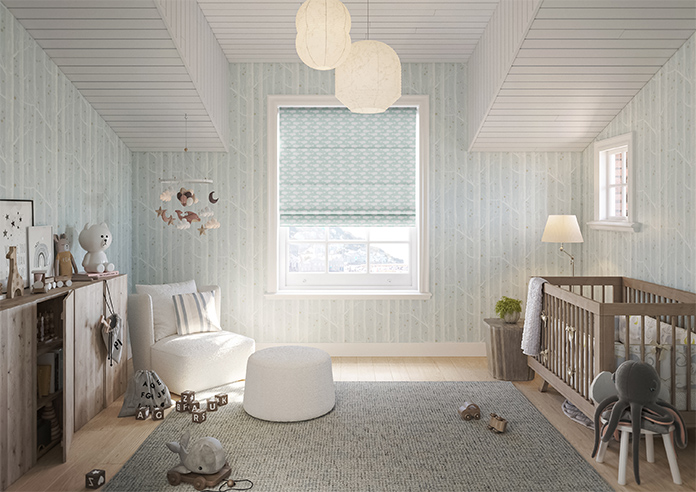 Whaling Around, Moss Green - Roman Blind - Image 8